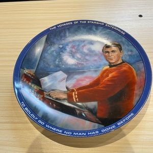 Scotty Star Trek OTS Commemorative Plate - **Mint**